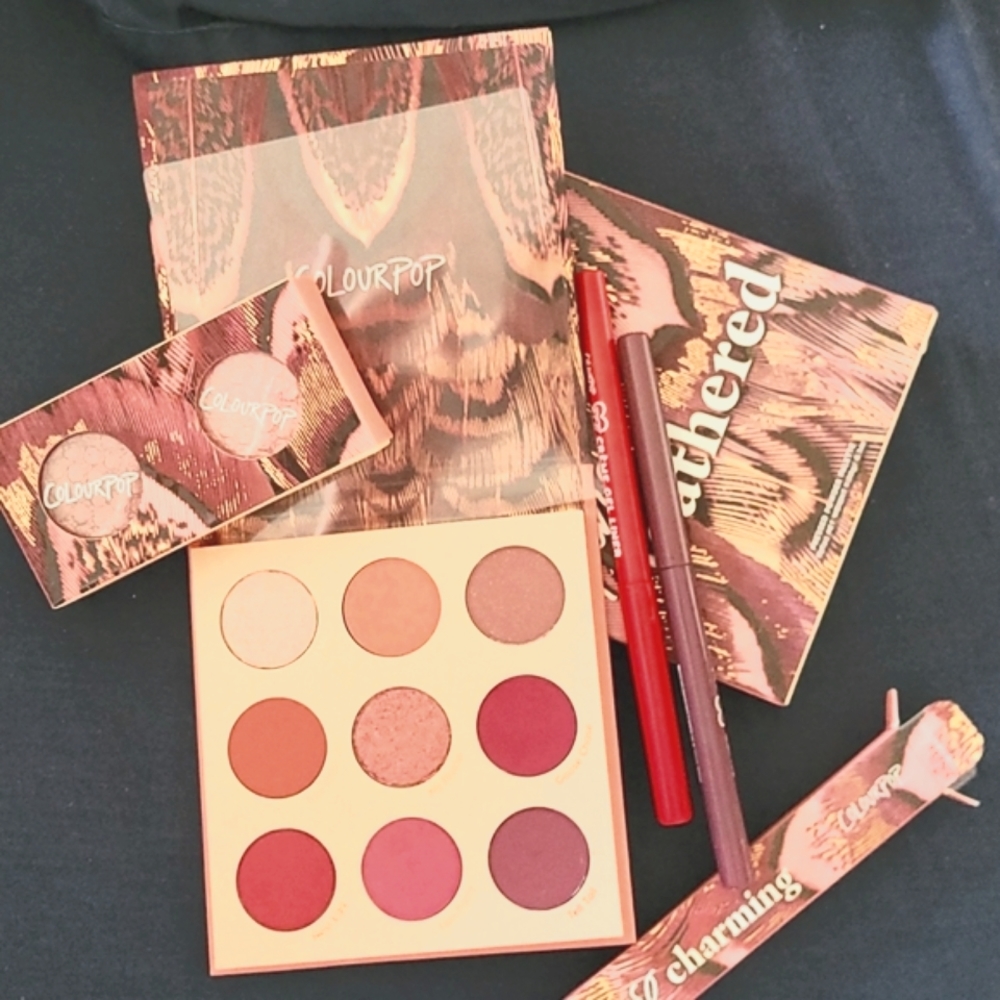 🆕 Colourpop fine feathered collection Bundle 💖